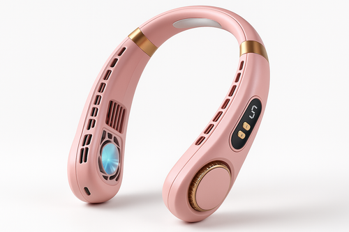Ventilateur portable rose